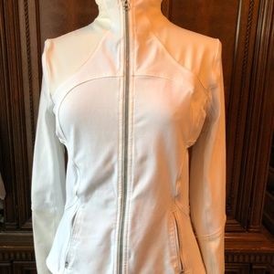 Lululemon Define Jacket in white & off-white RARE